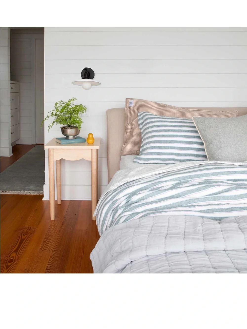 Schoolhouse Market Strip Euro Pillow Sham
